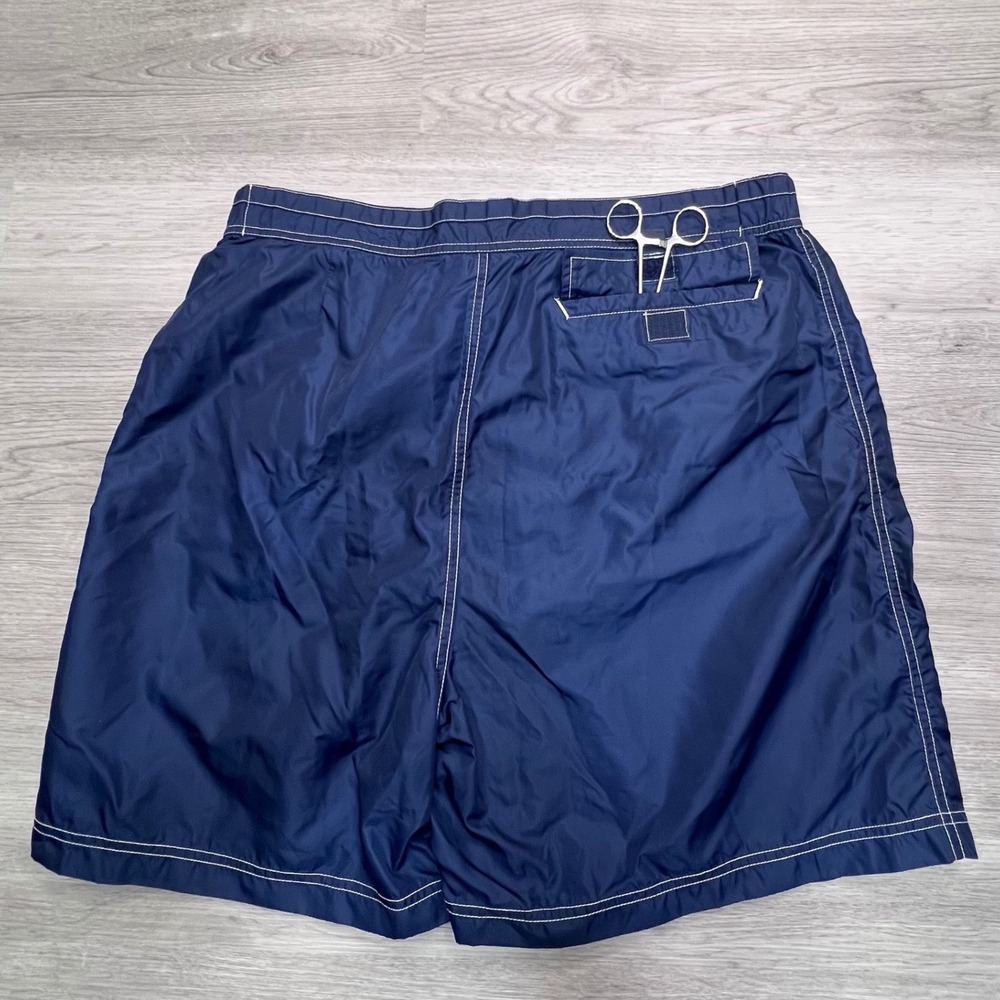 Tommy Hilfiger Mens Navy Blue Vintage Board Shorts Swim Trunks XL 9/00 Retro - Picture 8 of 14